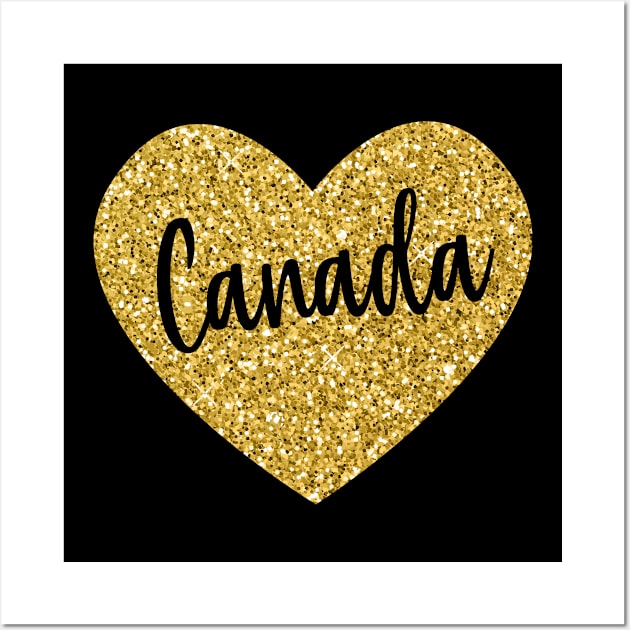 I Love Canada Wall Art by JKFDesigns